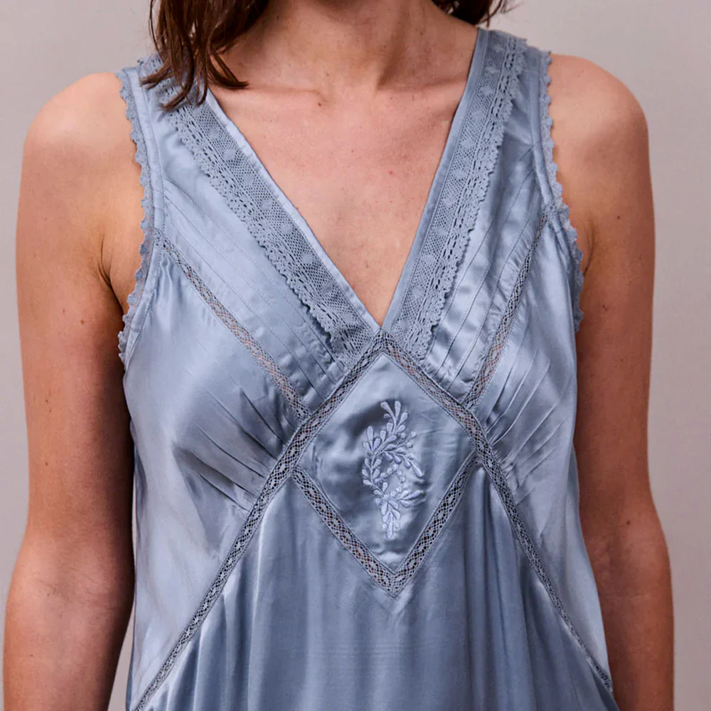 Faune - Robe Primrose - Bleu Cornflower - Image 5