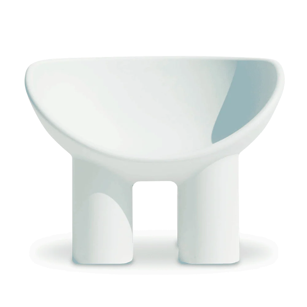 Fauteuil Roly Poly - Concrete White - Driade - Image 3