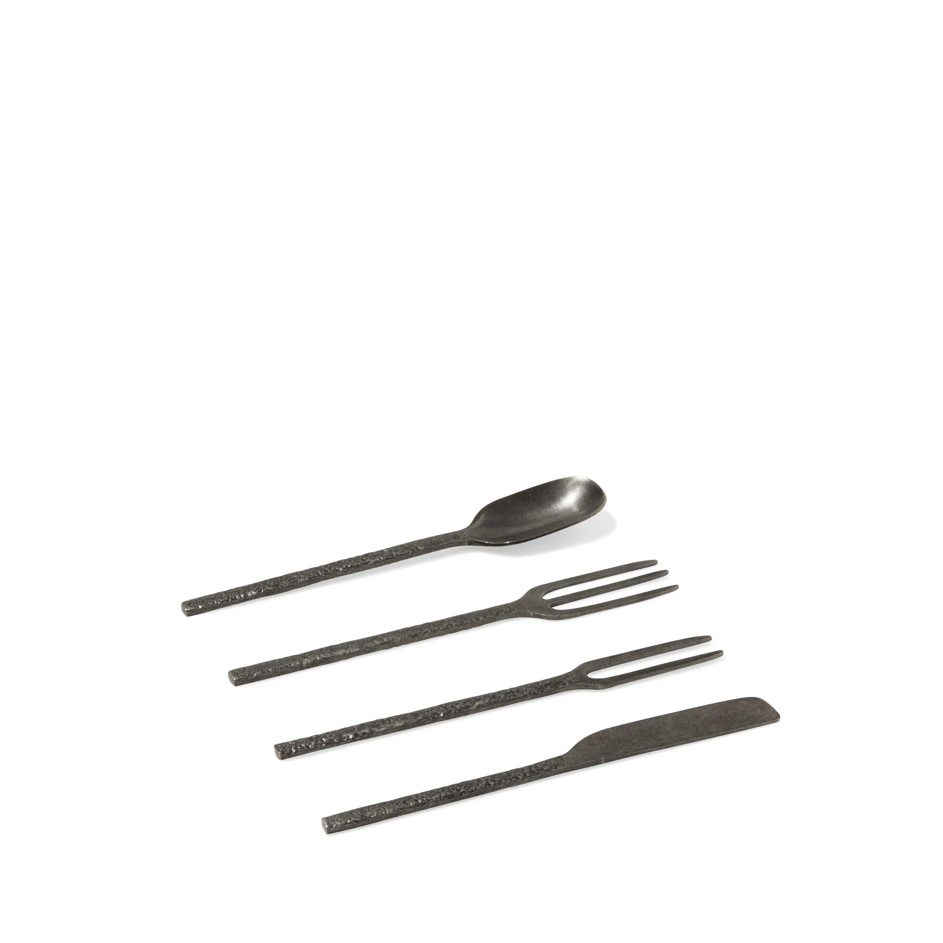 Serax - Fourchette en métal martelé - Anthracite - La Nouvelle Table - Image 2