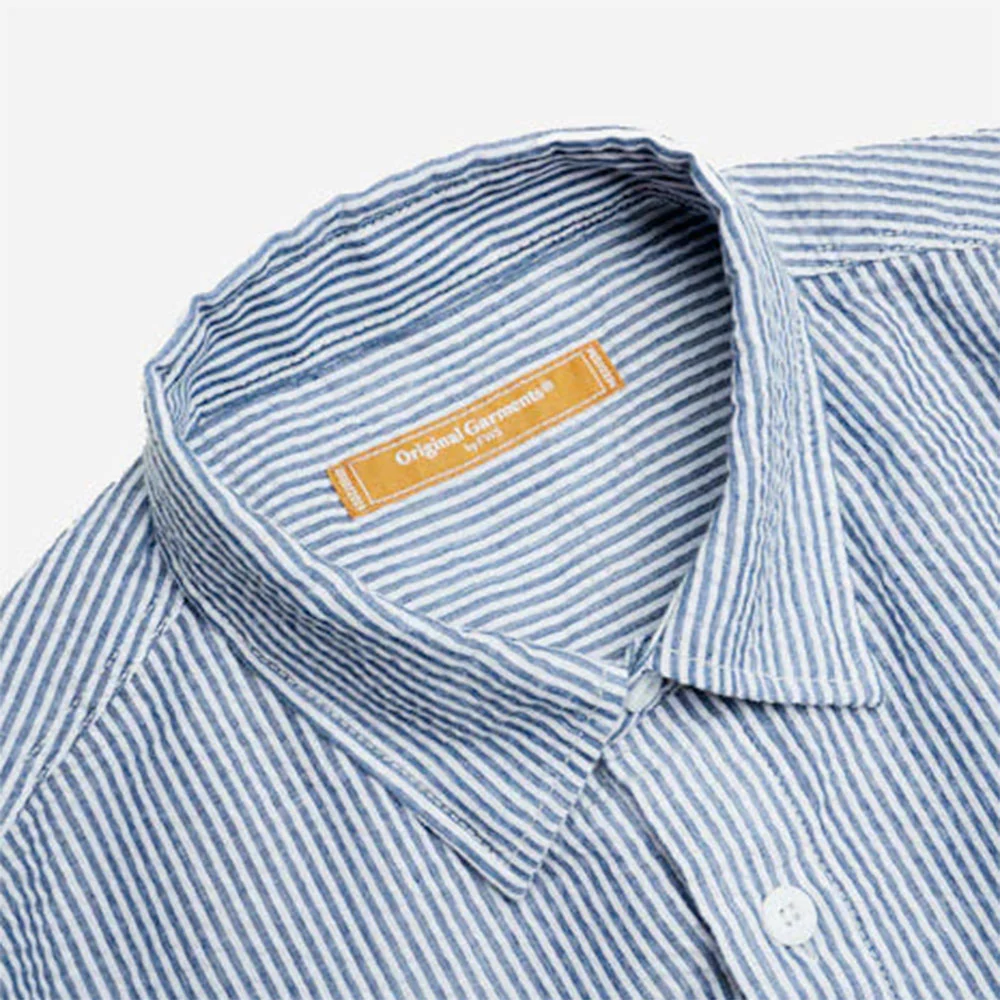 Frizmworks - Chemise Og Stripe Seersucker - Bleu - Image 3