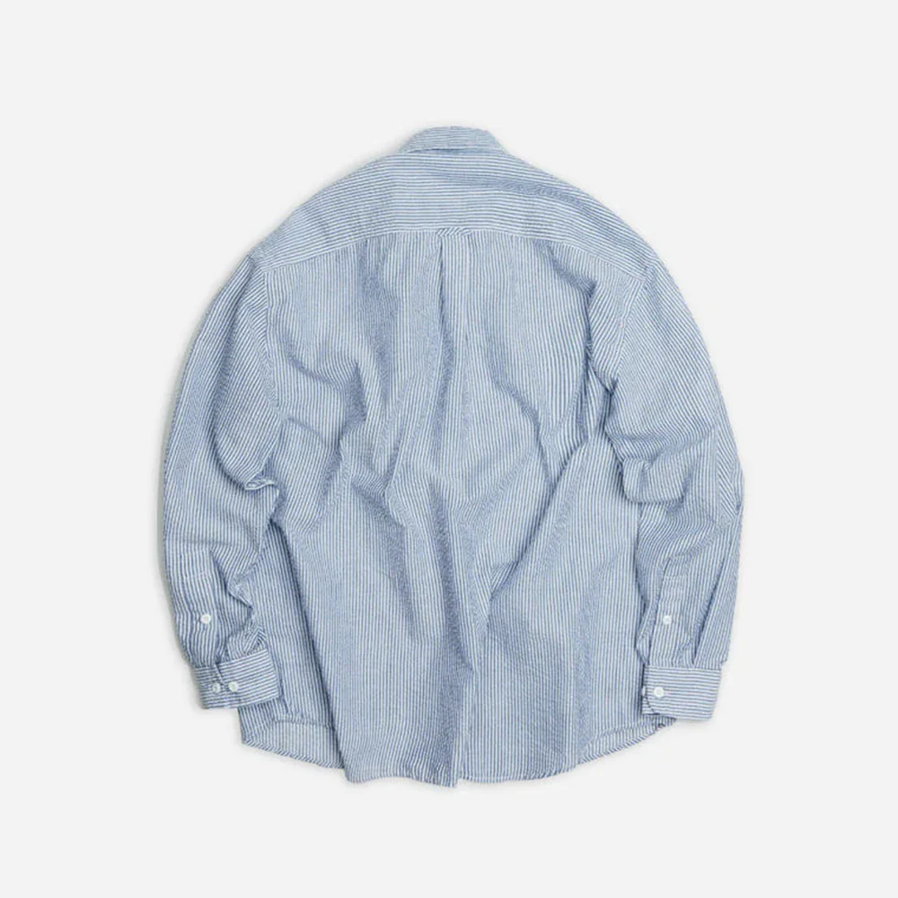 Frizmworks - Chemise Og Stripe Seersucker - Bleu - Image 4