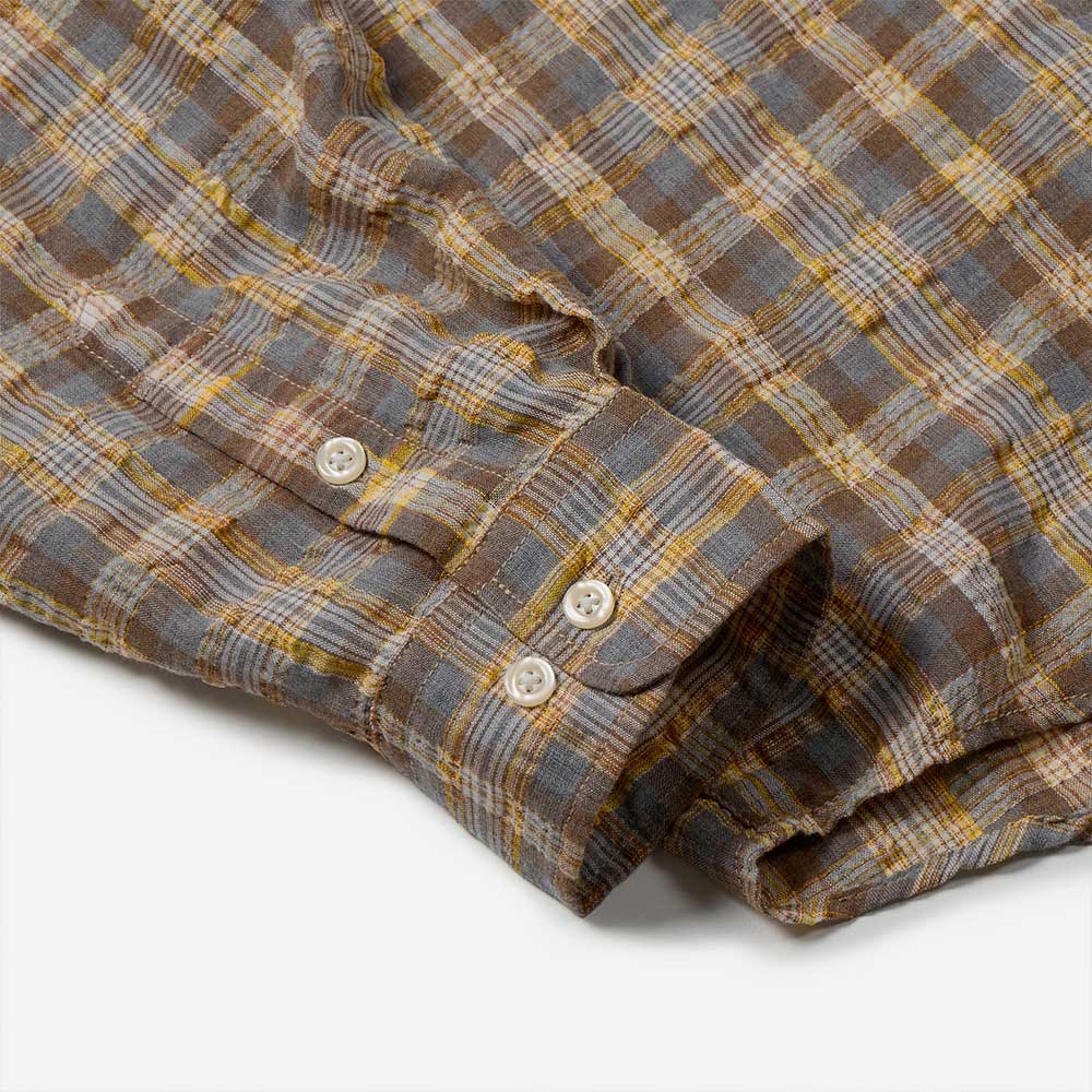 Frizmworks - Chemise Uneven Check - Jaune - Image 4