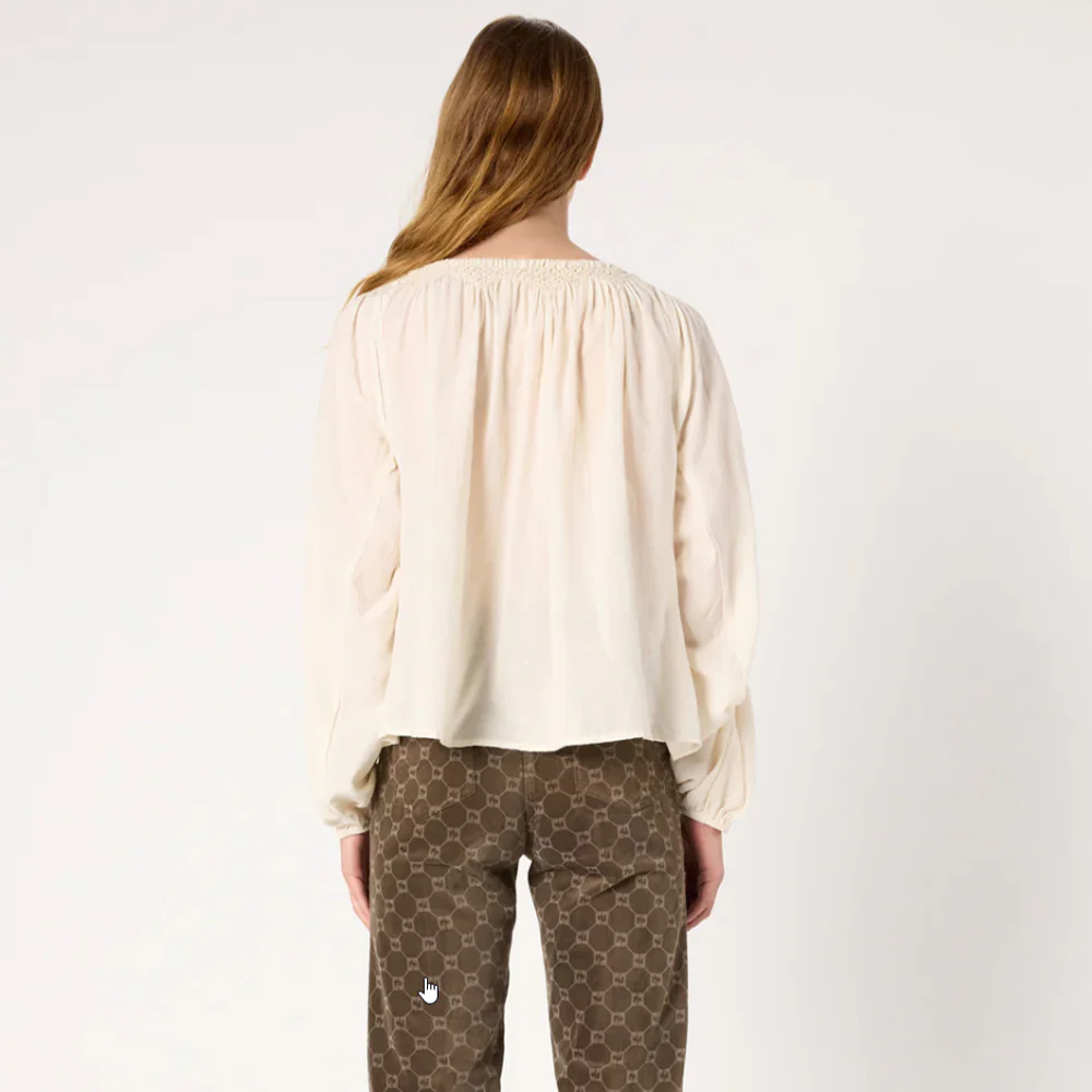 Gerard Darel - Blouse Aglae - Ecru - Image 3