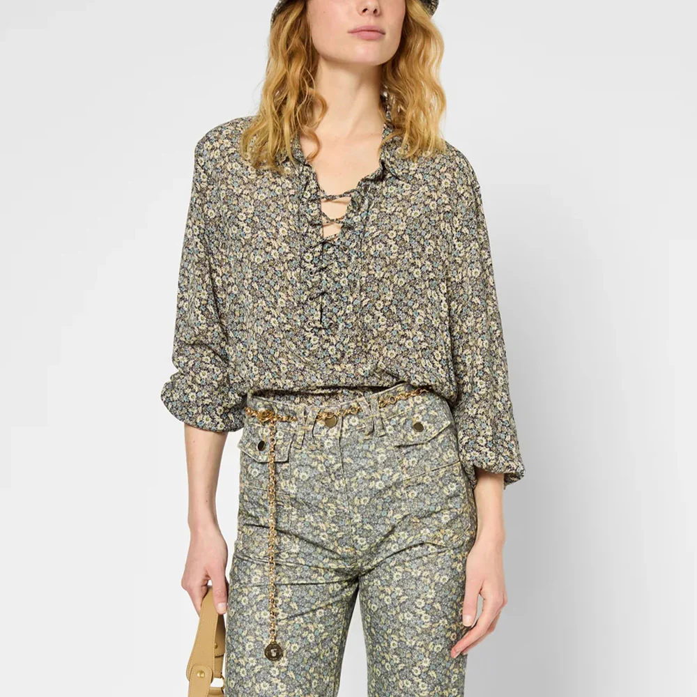 Gerard Darel - Chemise Uleni - Turquoise - Image 3