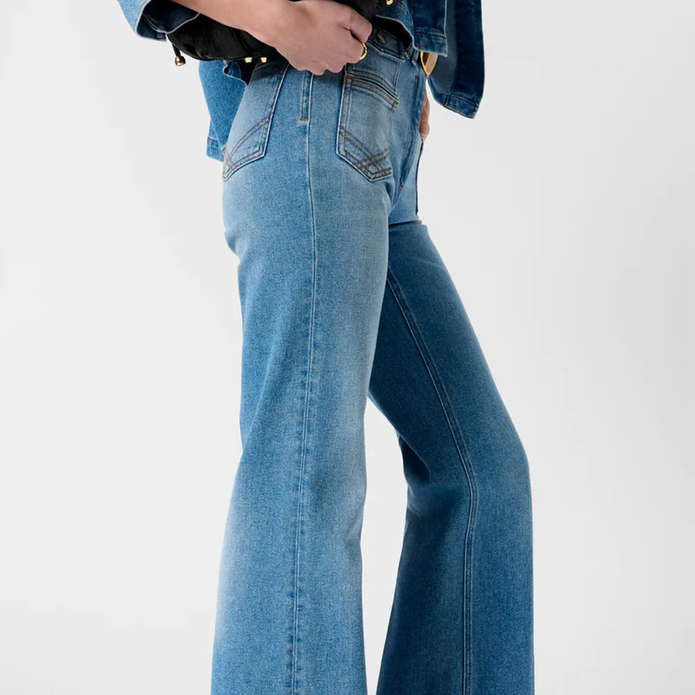 Gerard Darel - Jean flare Anna - Blue Jeans - Image 4
