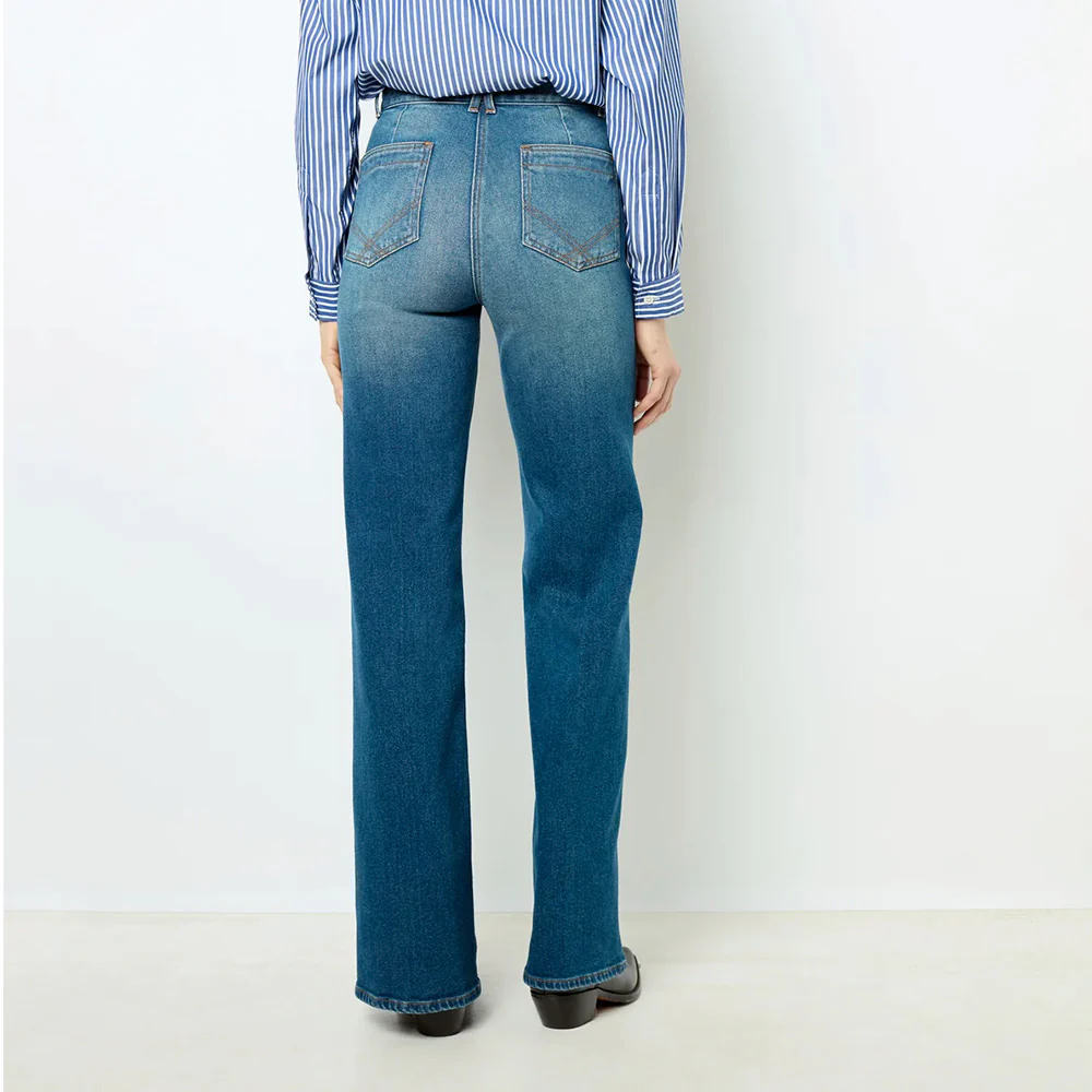 Gerard Darel - Jean flare Anna - Denim Brut - Image 3