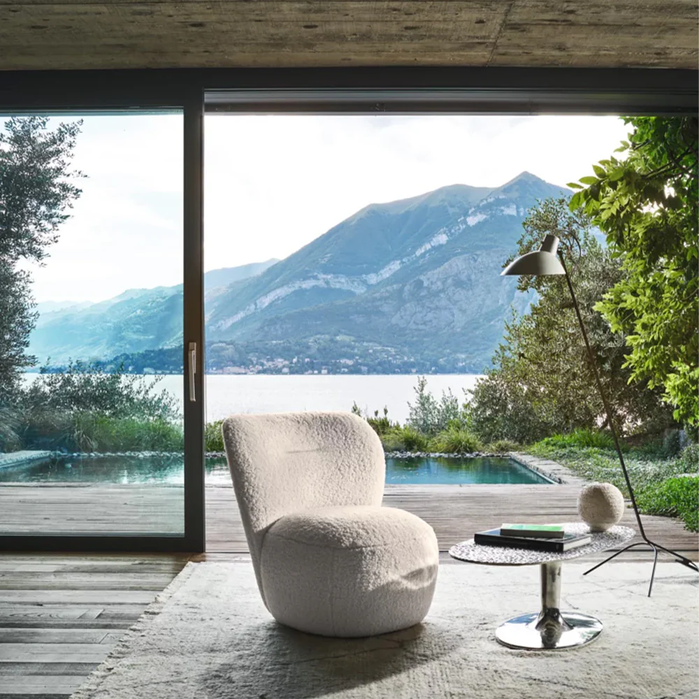 Gervasoni - Housse de fauteuil Loll n°07F - Lin Blanc - Image 2