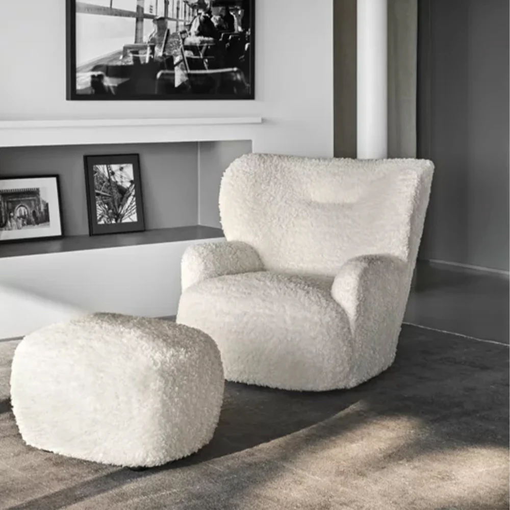 Gervasoni - Pouf Loll 08 - Blanc - Image 4