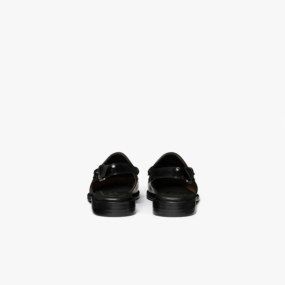 GH Bass - Mocassins Weejun Penny Slingback - Noir - Image 6