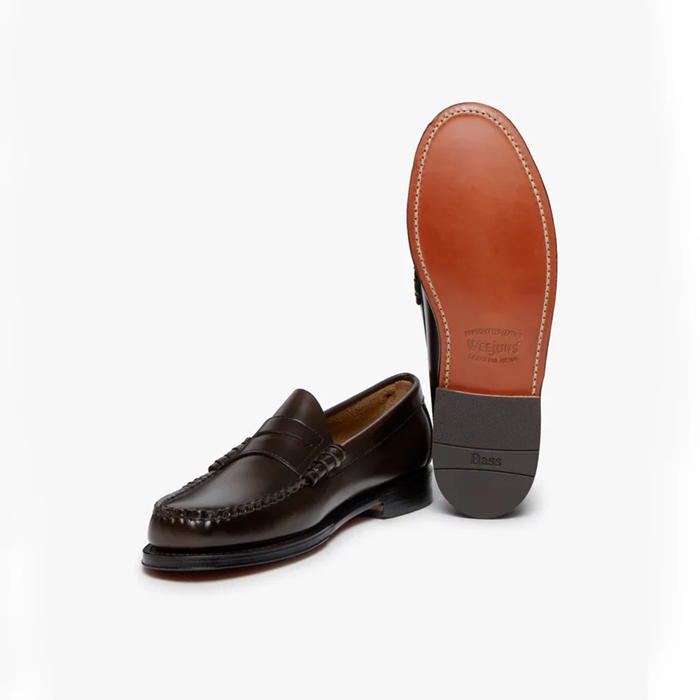 GH Bass - Mocassins Weejuns Penny - Chocolat - Image 4