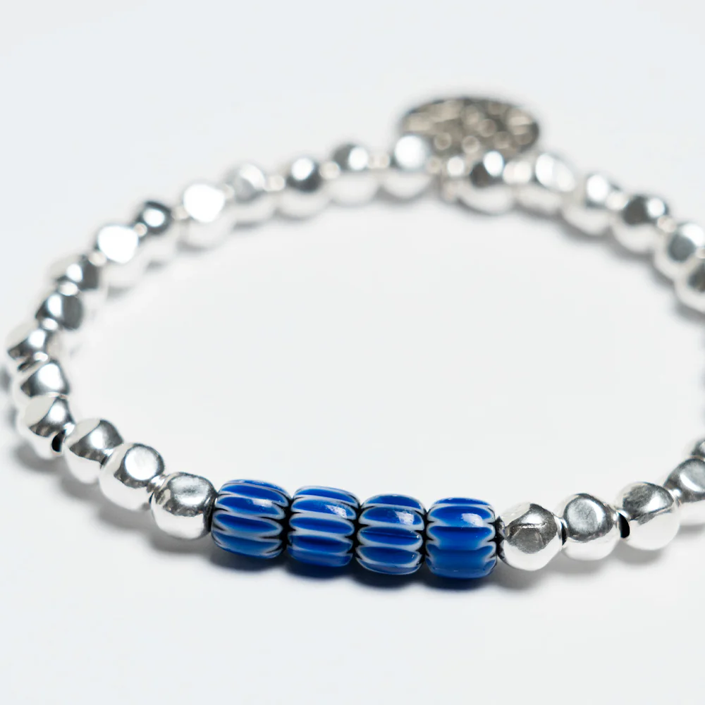 Gottlob - Bracelet Edition N° 2 - Bleu et Blanc - Image 4