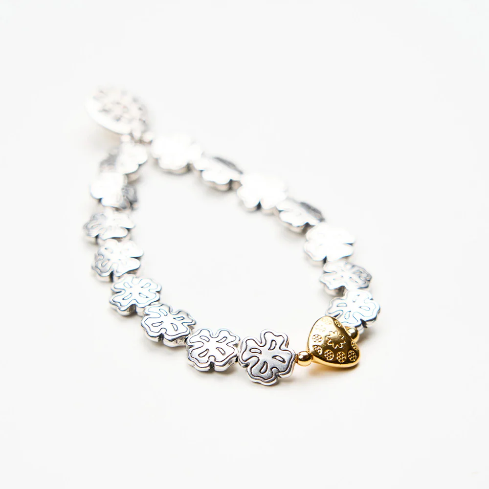 Gottlob - Bracelet Edition N° 3 - Silver Gold Heart - Image 4