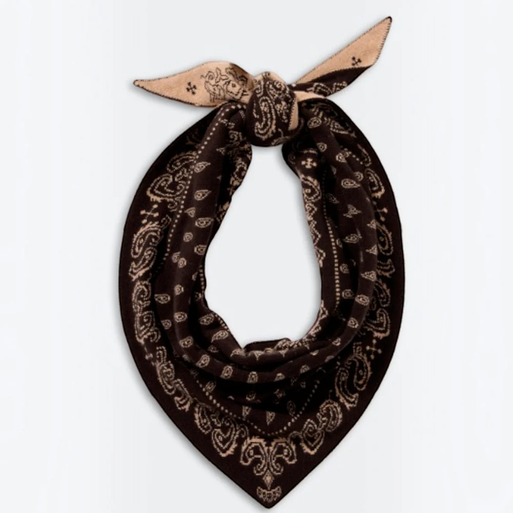 Guest In Residence - Bandana The Wild Rag - Burnt Cocoa & Dune