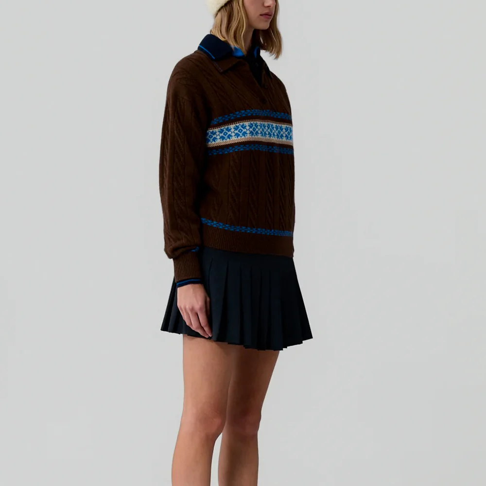 Guest In Residence - Polo Collegiate Cable - Chestnut Combo - Image 3
