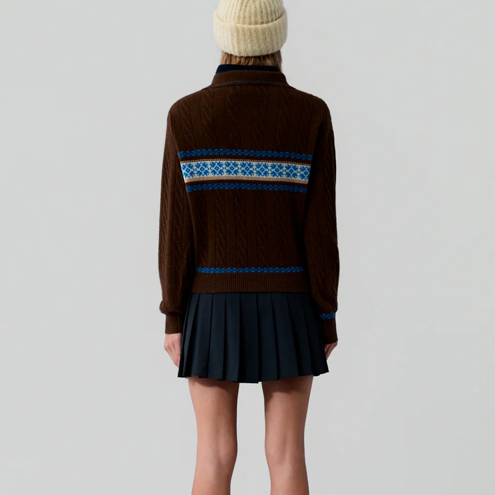 Guest In Residence - Polo Collegiate Cable - Chestnut Combo - Image 4