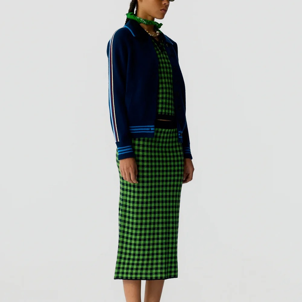 Guest In Residence - Veste Varsity - Marine - Image 3
