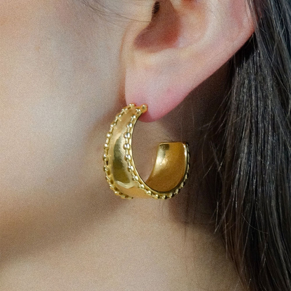 Harpie - Boucles d'oreilles Eda - Or - Image 2