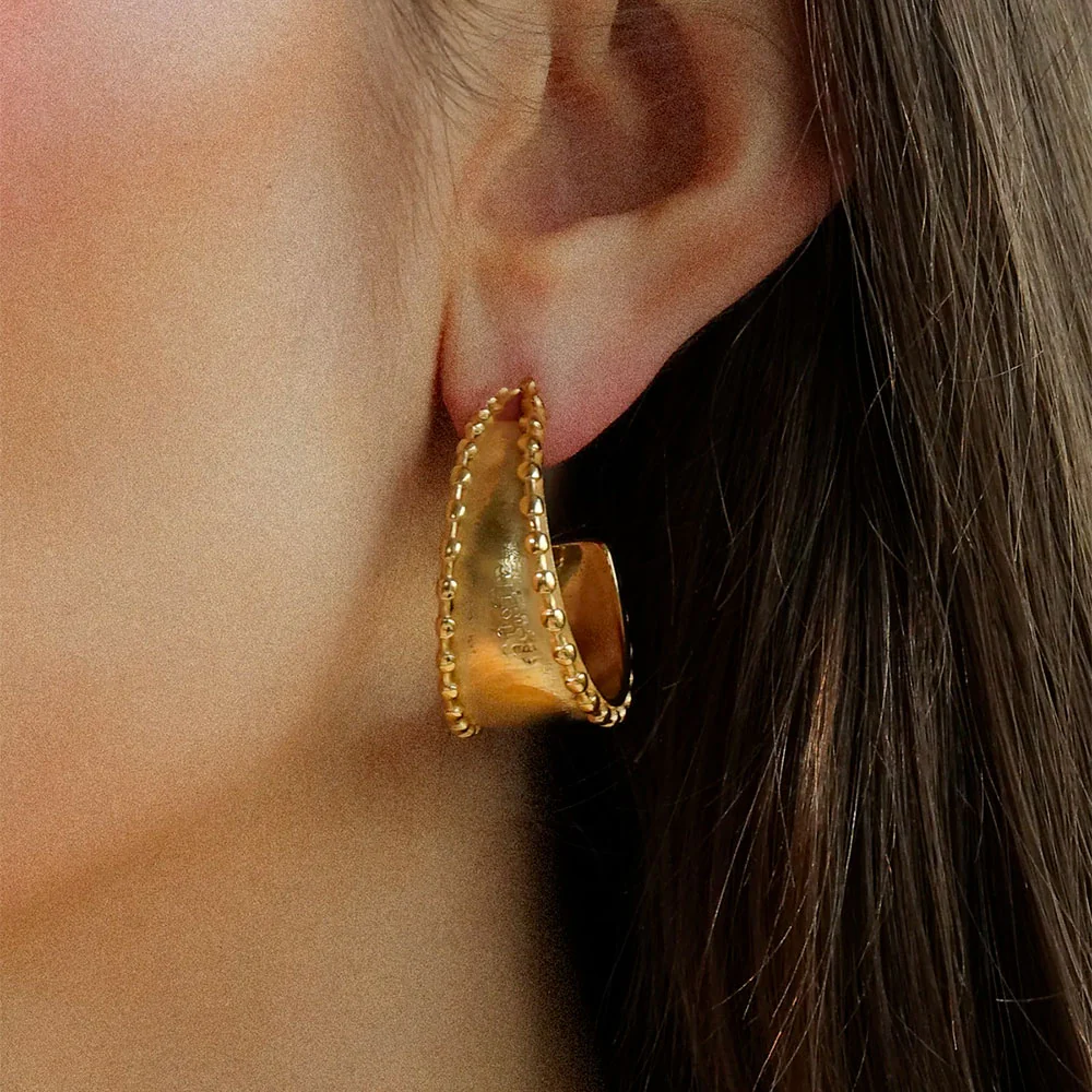 Harpie - Boucles d'oreilles Eda - Or - Image 3