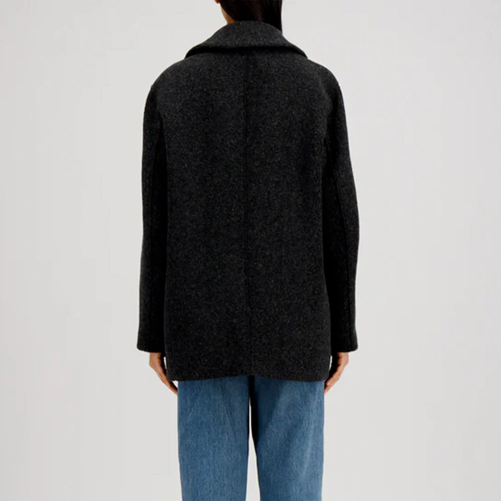 Harris Wharf London - Manteau Sailor - Anthracite - Image 3
