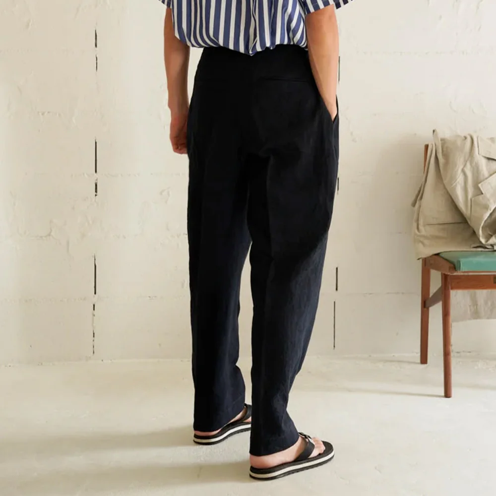 Hatski - Pantalon Easy Slacks - Bleu - Image 5