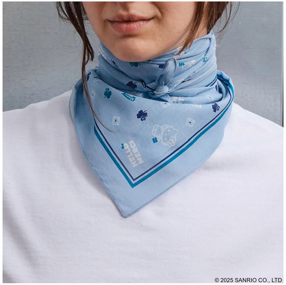 Hello Kitty x Merci - Bandana - Bleu Pastel