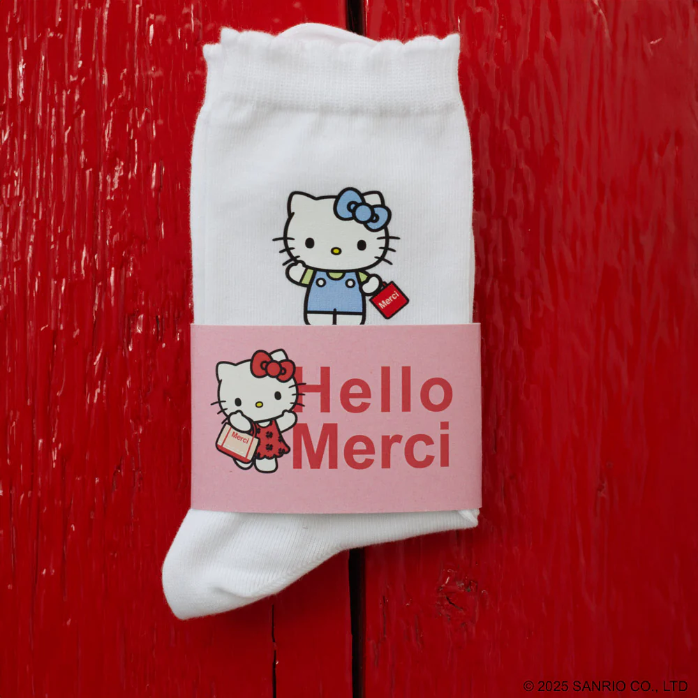 Hello Kitty x Merci  - Chaussettes - Blanc - Image 3