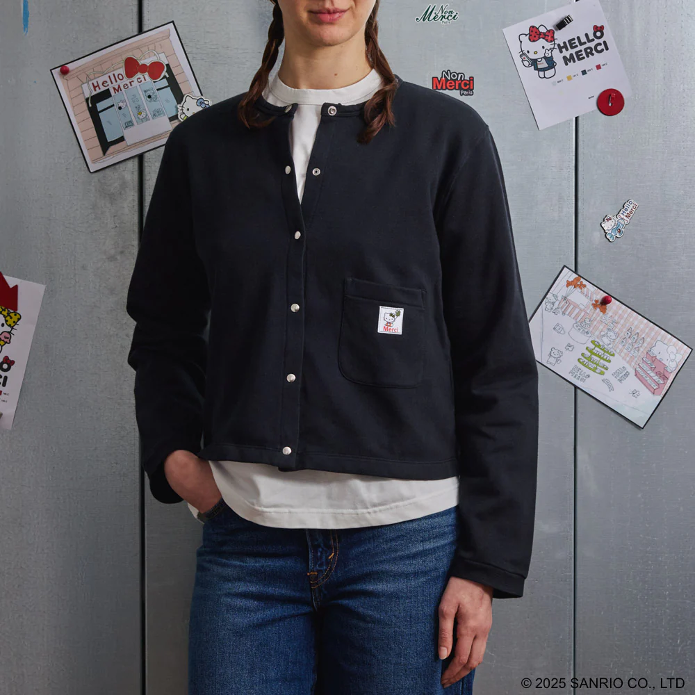 Hello Kitty x Merci - Gilet - Noir