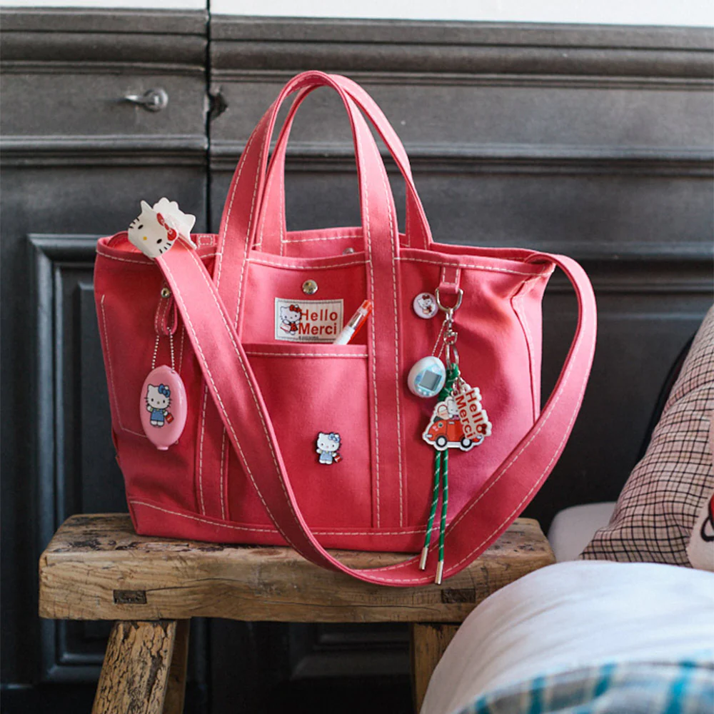 Hello Kitty x Merci - Pins Tote bag - Image 4