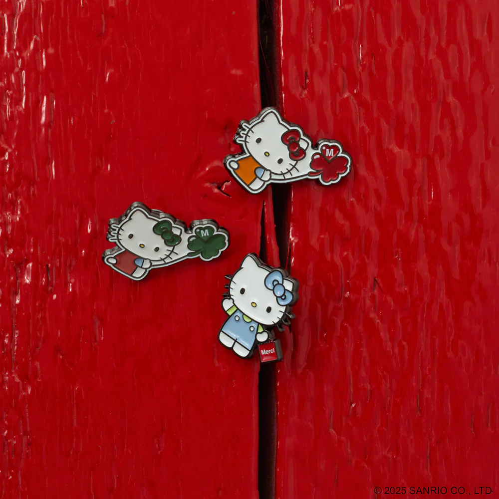 Hello Kitty x Merci - Pins Trèfle Vert - Image 3