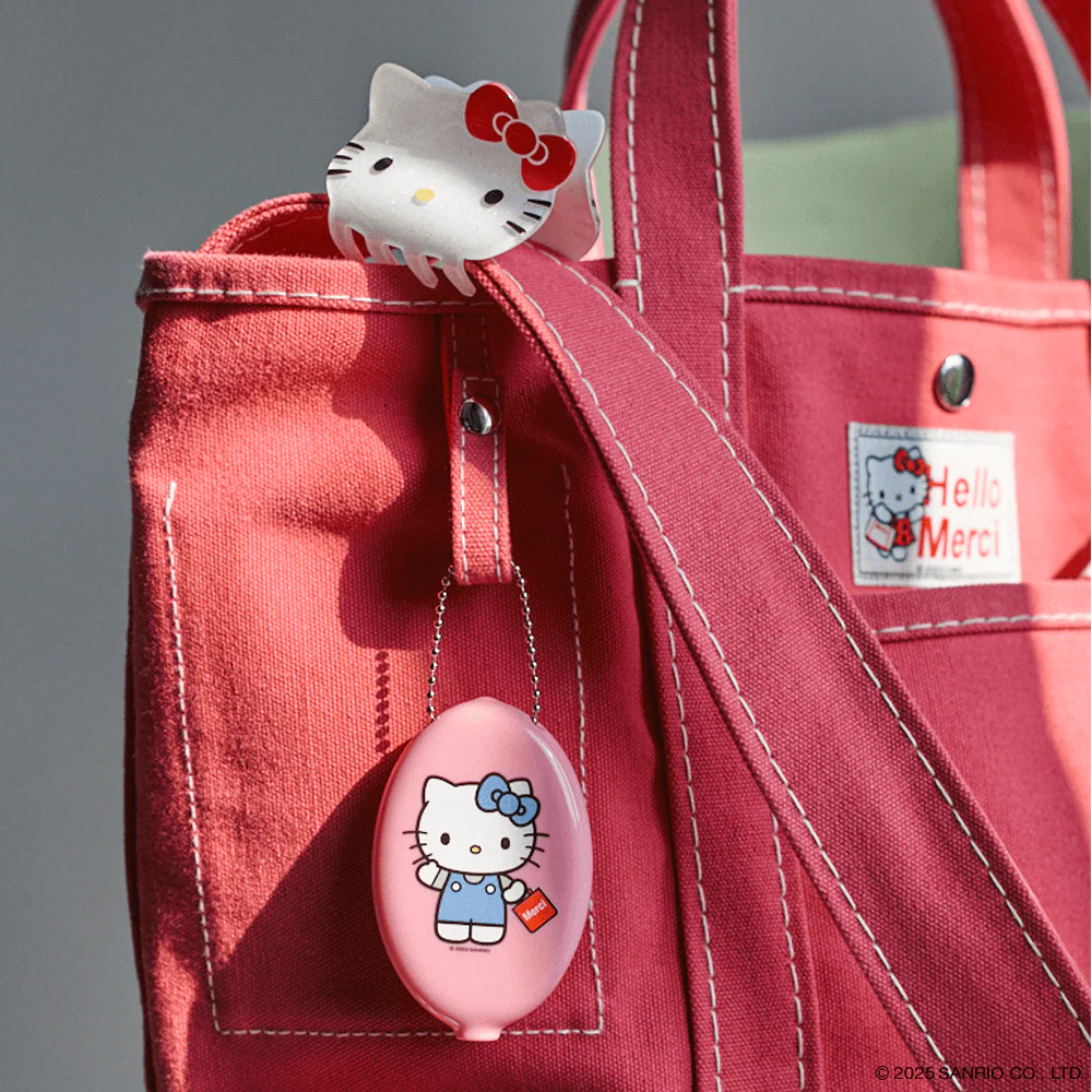 Hello Kitty x Merci - Porte clé monnaie - Rose - Image 3