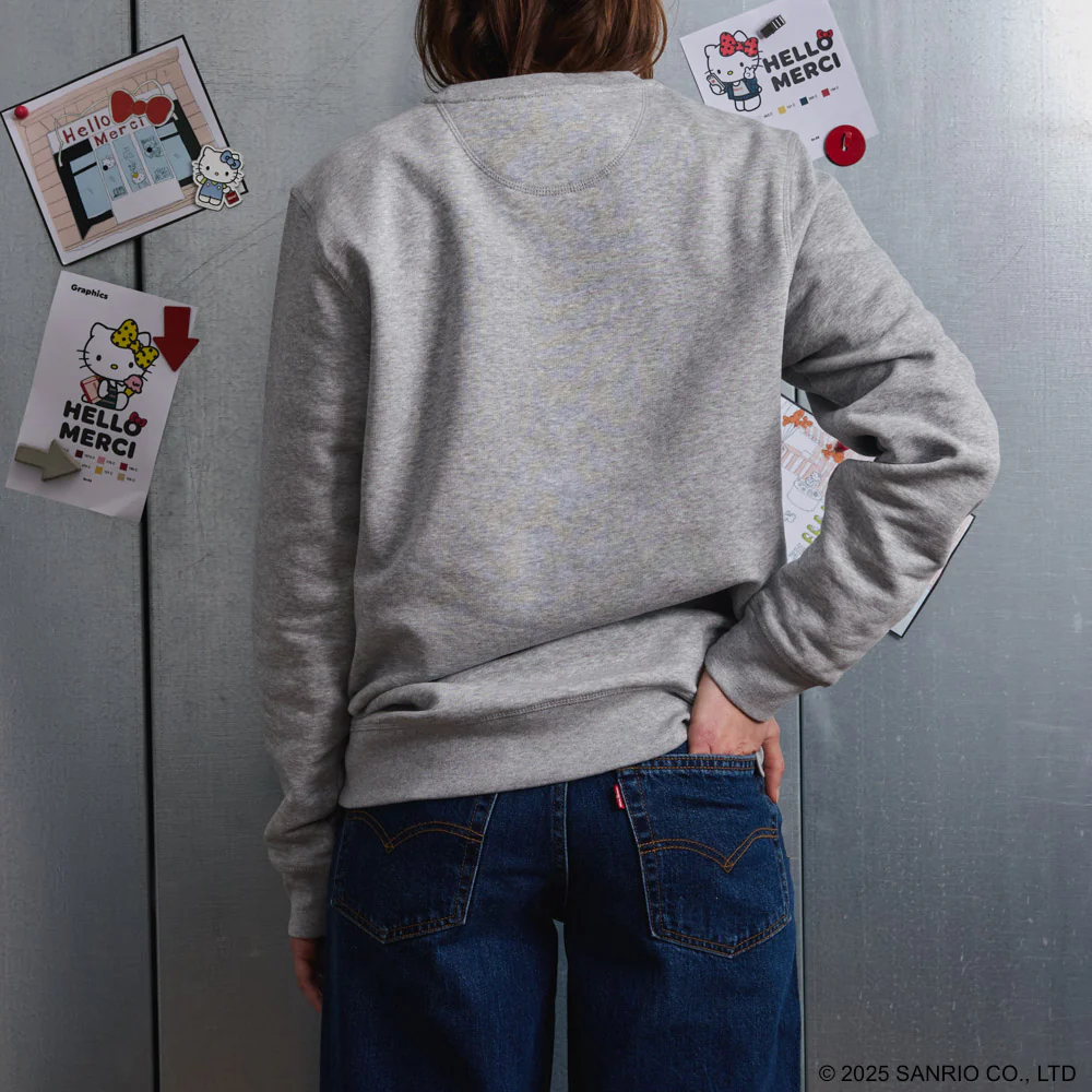 Hello Kitty x Merci - Sweat Candide - Gris - Image 5