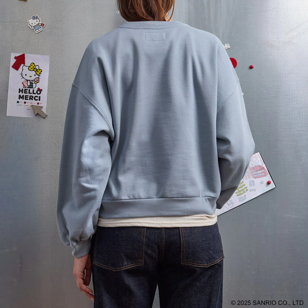 Hello Kitty x Merci - Sweat Emma - Bleu Clair - Image 2