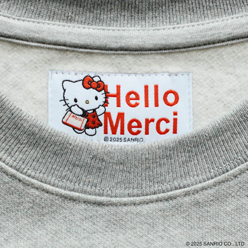 Hello Kitty x Merci - Sweat Emma - Gris Chiné - Image 3