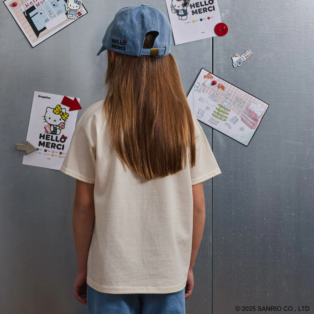 Hello Kitty x Merci - T-Shirt Enfant Avion - Ecru - Image 2