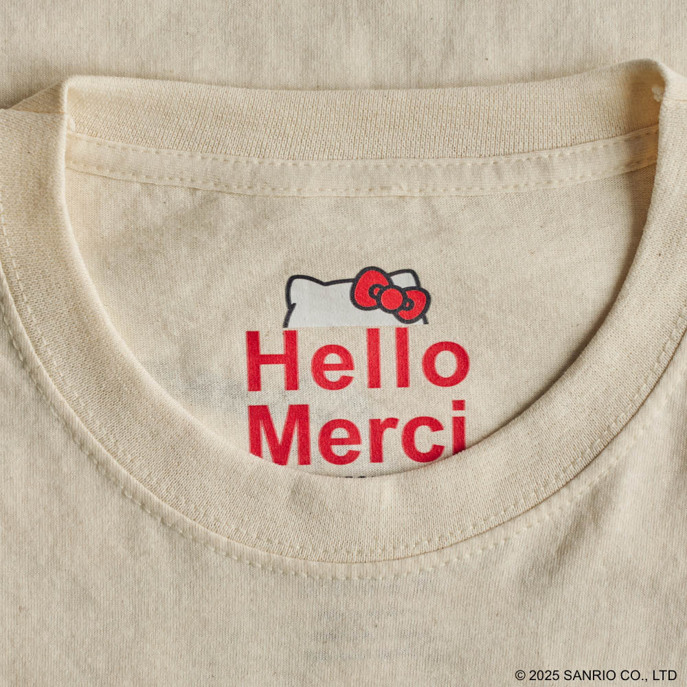 Hello Kitty x Merci - T-Shirt Skate - Ecru - Image 3