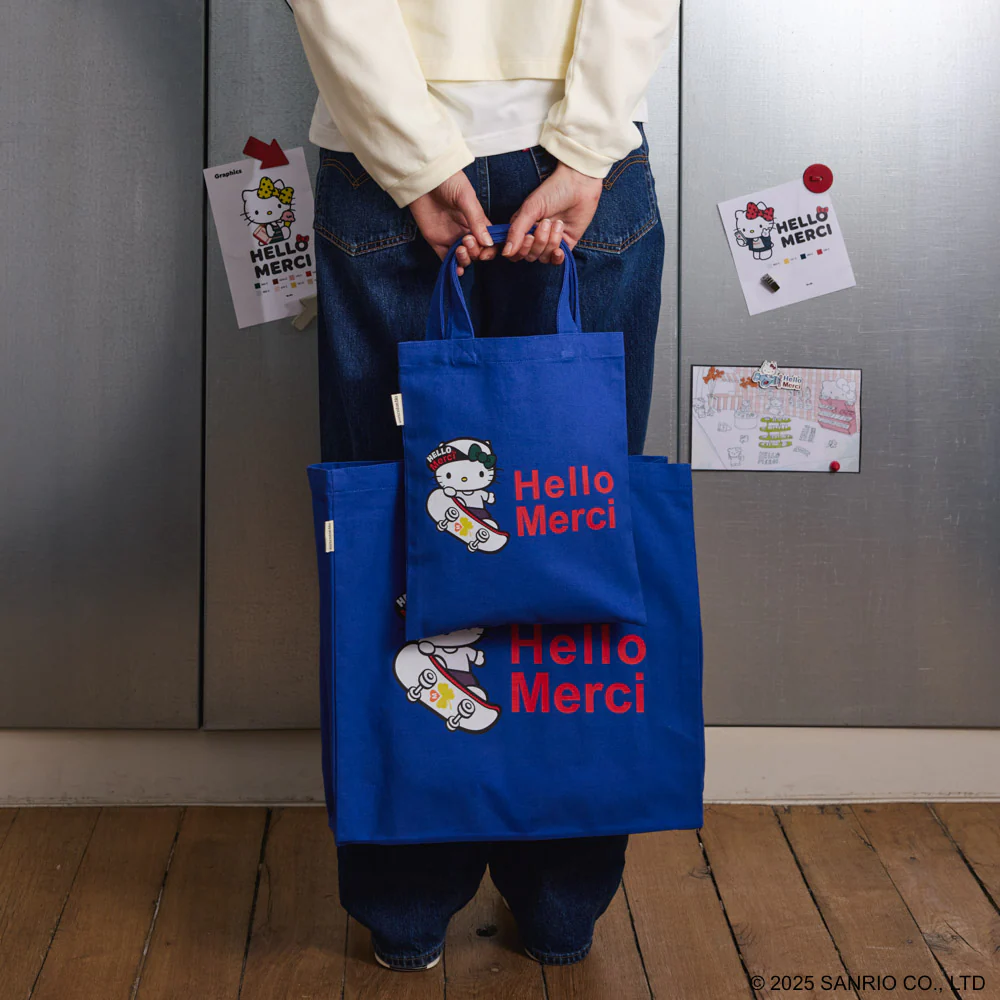 Hello Kitty x Merci - Tote Bag - Bleu