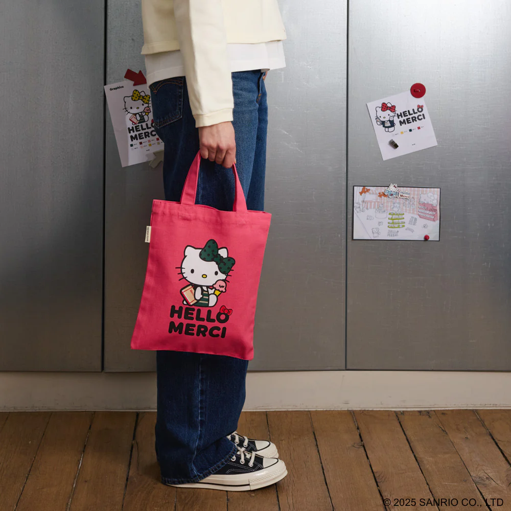 Hello Kitty x Merci - Tote Bag - Rose - Image 3