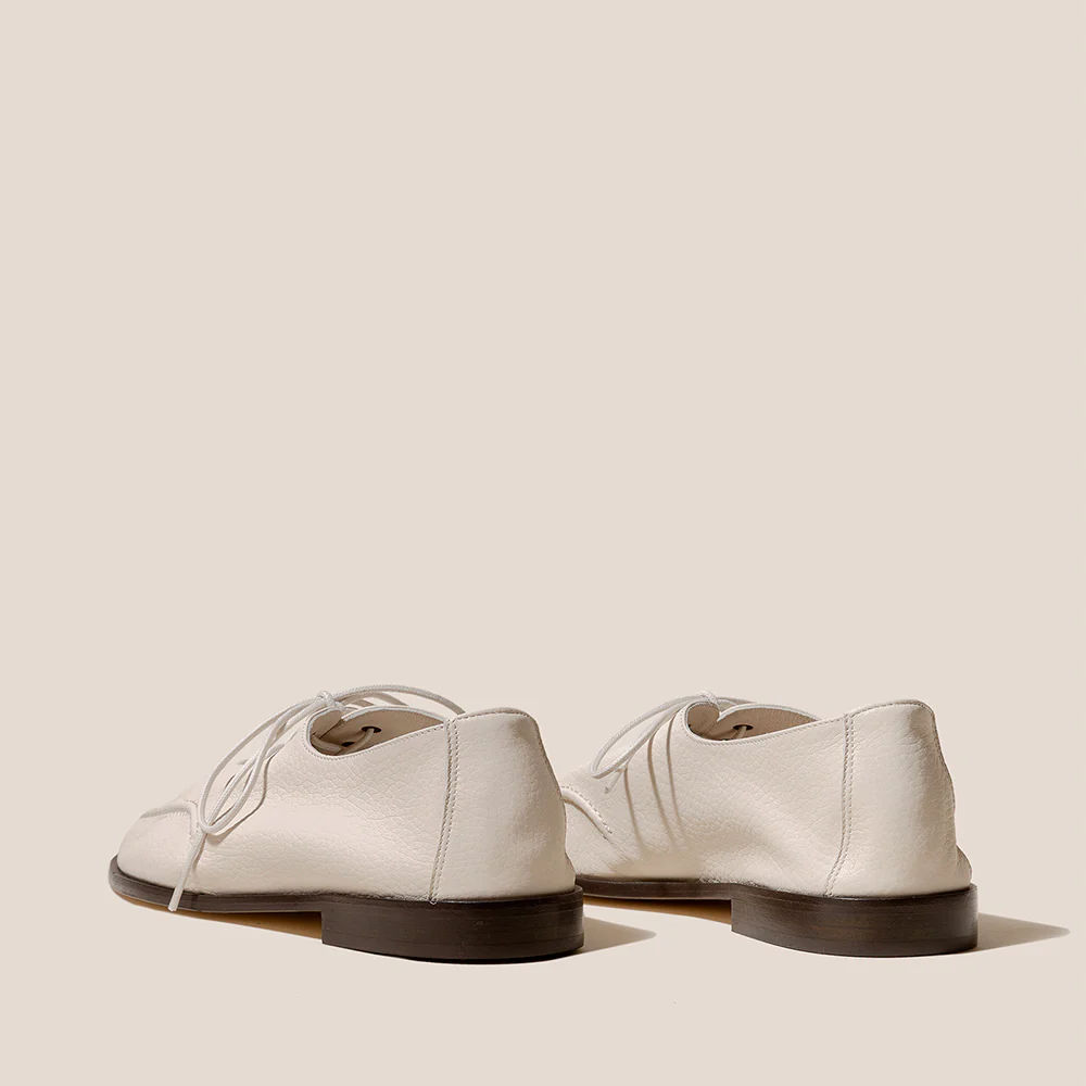 Hereu - Mocassins Juliol Lace Up - Ivoire - Image 4
