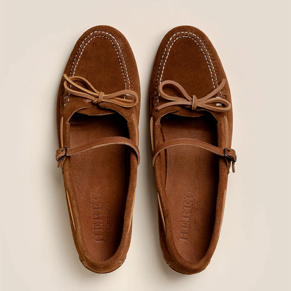 Hereu - Mocassins Lorea Suede - Tabac - Image 3