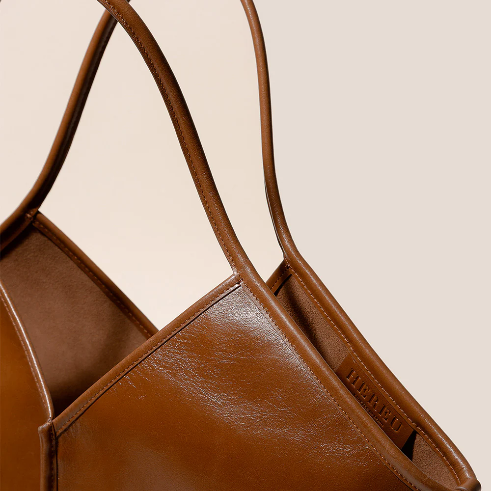 Hereu - Sac Calella Leather - Marron Clair - Image 4