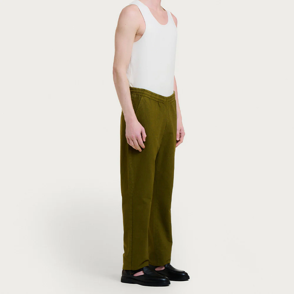 Homecore - Pantalon Maji Bio - Army Khaki - Image 3
