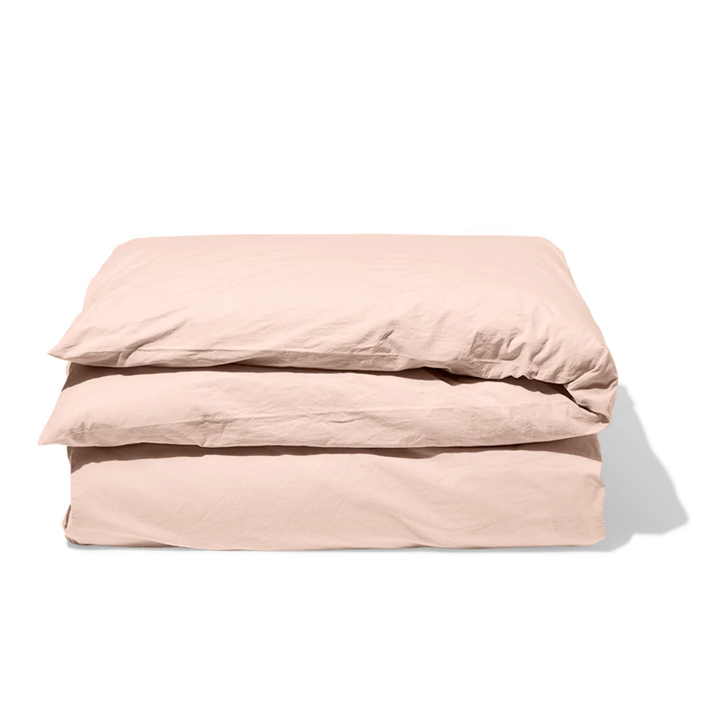 Housse de couette en percale de coton - Rose des Sables - Image 8