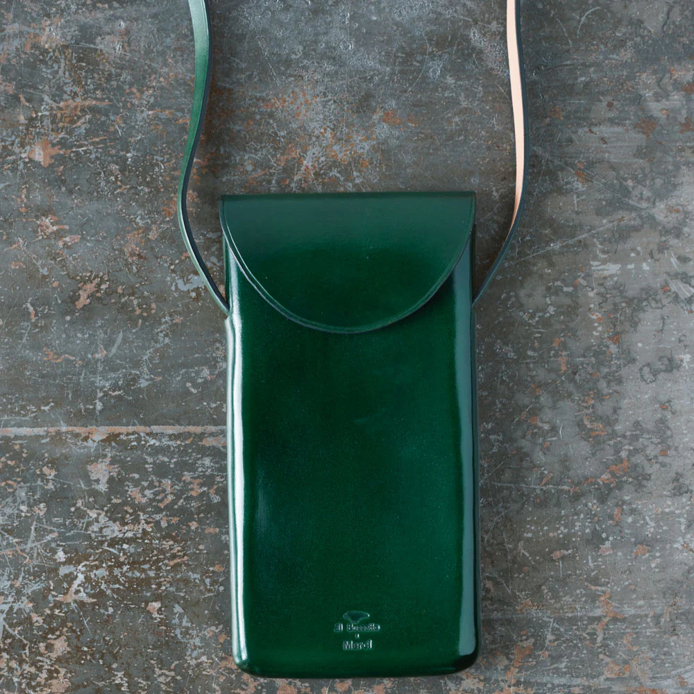 Il Bussetto x Merci - Etui Télephone Crossbody - Vert - Image 4