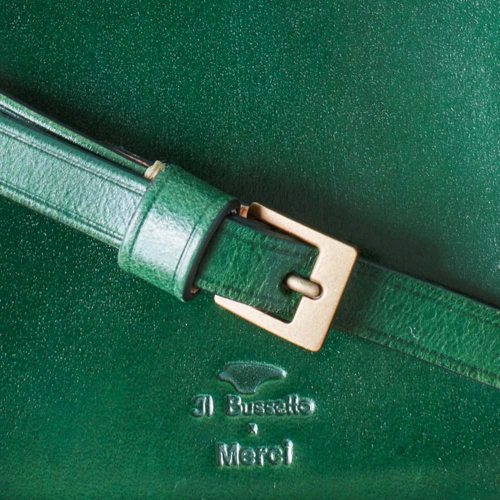 Il Bussetto x Merci - Etui Télephone Crossbody - Vert - Image 5