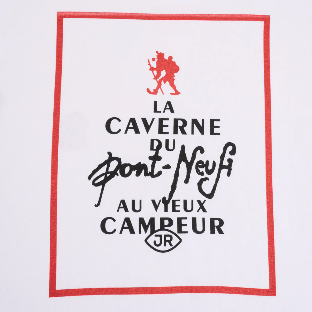 La Caverne du Pont-Neuf x Au Vieux Campeur - T-shirt Etiquette - Blanc - Image 6