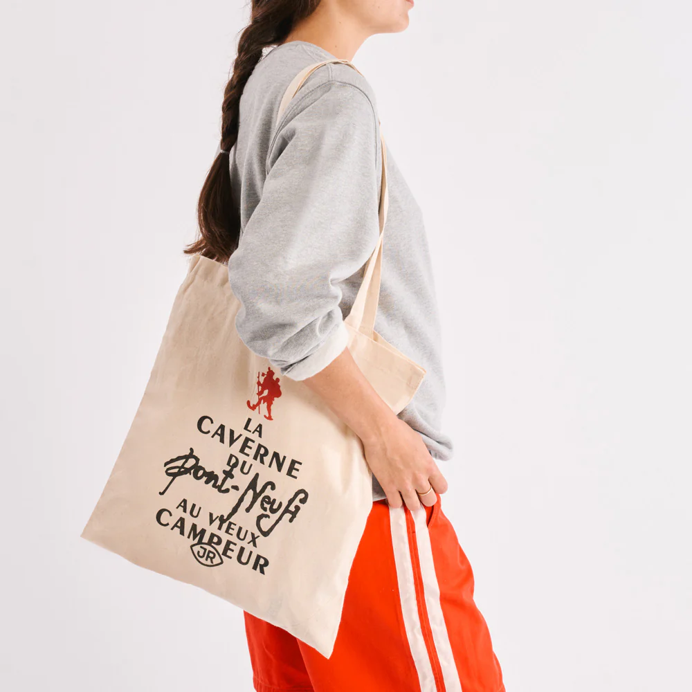 La Caverne du Pont-Neuf x Au Vieux Campeur - Tote Bag - Ecru