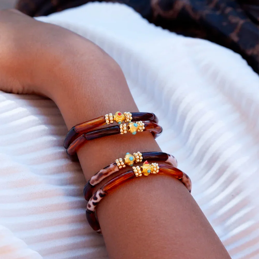 Juhu - Bracelet Duo Mini Leo - Marron - Image 2