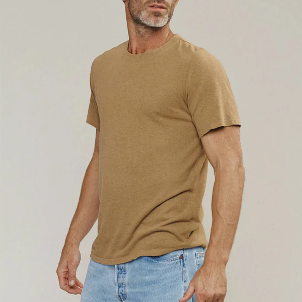 Jungmaven - T-shirt Jung - Coyote - Image 3