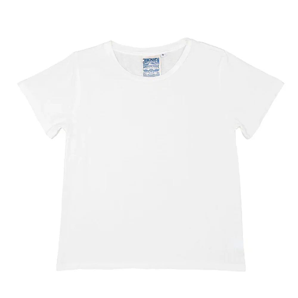 Jungmaven - T-shirt Ojai - Blanc Washed