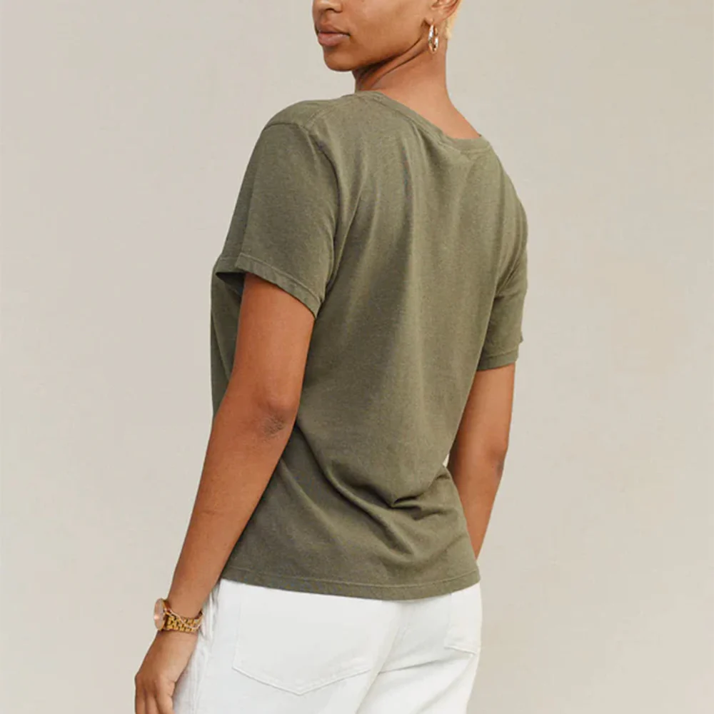 Jungmaven - T-shirt Ojai - Vert Olive - Image 3